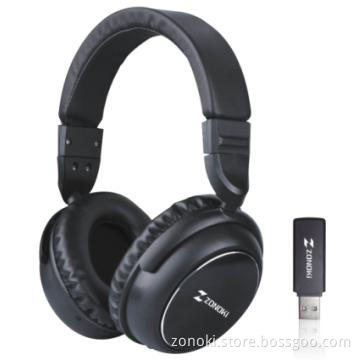 2.4G wireless headset use standard USB to connect with PC